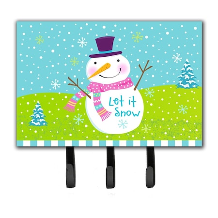 Carolines Treasures Christmas Snowman Let it Snow Leash or Key Holder VHA3017TH68